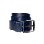 debbah %100 Hakiki Deri Erkek Kot Spor Kemer 4.5 Cm Manda Derisi Hediyelik Kemer (Lacivert, 120 CM)