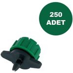 Debı Ayarlı Damlatıcı Yesıl Damla Sulama Damlatıcı Emıtor 250 Adet