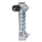 Debimetre 13 × 8 × 4 akış ölçer 2.5-25lpm Oksijen hava Kontrollü Metre Gaz akış ölçer flujometro de oxigeno