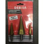 Debisa Tools 3 Parça Kademeli Matkap Ucu