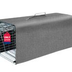 Deblue Tuzak Kafesi Kılıfı, Canlı Hayvan Tuzağı Kafesi Örtüsü, Sokak Kedi Tuzağı Kılıfı 1 Kapılı İnsancıl Tuzağa Uyar 82 x 20 x 32 cm - (Sadece Kapak)