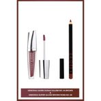 Deborah 09 Super Gloss + Deborah 24 Ore Dudak Kalemi No : 4 Brown