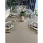 Decamor Home Dertsiz Leke Tutmaz Taş Rengi Masa Örtüsü - 170 x 300 cm - Bej