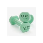 Decathlon 1 Kg Domyos 1 Kg Dambıl X2 - Fitness Hafif Antrenman 1 Kg Yeşil