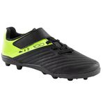 Decathlon 100 Easy Ag/Fg Kipsta Siyah Sarı Çocuk Krampon Futbol Ayakkabısı