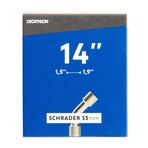 Decathlon 14 İnç 1,5 1,9 Kesit Schrader Eğimli Valf Uyumlu İç Lastik