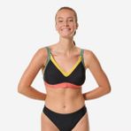 Decathlon 8980450 Kadın V Kesim Yaka Bikini Üstü - Turuncu - Venus