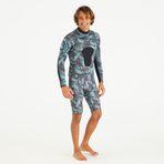 Decathlon 900 2.5 mm Neopren Kamuflaj Desenli Erkek Uzun Kollu Shorty