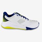 Decathlon Allsix Beyaz Mavi Neon Sarı Confort Yetişkin Voleybol Ayakkabısı