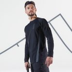 Decathlon Artengo Siyah Thermic Erkek Uzun Kollu Tenis T-Shirt