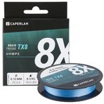 Decathlon Caperlan TX8 Mavi 130 M Balıkçılık Örgü Misina