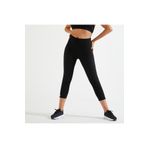 Decathlon Domyos 100 3/4 Fitness Kardiyo Siyah Kadın Spor Taytı
