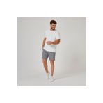 Decathlon Domyos 100 Regular Fitness Hafif Antrenman Erkek Beyaz Spor Tişörtü