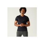 Decathlon Domyos 100 Regular Fitness Hafif Antrenman Erkek Siyah Spor Tişörtü