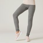 Decathlon Domyos 520 Slim Fitness Hafif Antrenman Kadın Gri Eşofman Altı