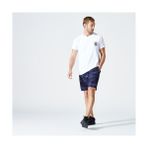 Decathlon Domyos Erkek Fitness Şortu - Mavi / Kamuflaj Desenli - Fst120 - Lacivert