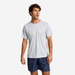 Decathlon Domyos Erkek Spor Tişörtü - Gri - 2XL - Açık Gri