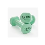 Decathlon Domyos Fitness Yeşil 2x1 kg Dambıl
