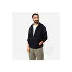 Decathlon Domyos Siyah Kapüşonlu Fermuarlı Erkek Sweatshirt