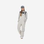Decathlon Dreamscape Snb Bib 900 Bej Kadın Snowboard Tulumu