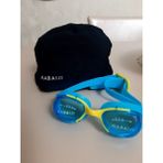 Decathlon Erkek Çocuk Yüzücü Gözlügü Bone - Mavi - Siyah