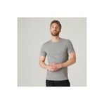 Decathlon Erkek Gri Slim Spor Tişörtü 500 - Fitness