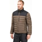 Decathlon Forclaz Erkek Outdoor Trekking Şişme Montu / -10°C - Kahverengi - Mt500 - Kahverengi - Siyah