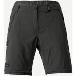 Decathlon Forclaz Kadın Modüler Outdoor Pantolon Gri Hafif Su Tutmaz Sentetik Kumaş ile Hobi Amaçlı Kullanım - 44 (L31) - Gri - Siyah
