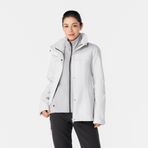 Decathlon Forclaz NH100 Gri 0 Derece Su Geçirmez Kadın Outdoor Kışlık Mont