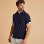 Decathlon Fouganza Mavi Erkek Binicilik Polo T-Shirt