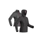 Decathlon Kadın 3'ü 1 Arada Outdoor Trekking Montu - Siyah - Travel 500 - 8°c