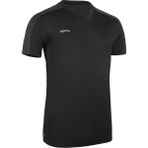 Decathlon Kipsta Yetişkin Siyah Kısa Kollu Essential Futbol Forması