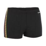 Decathlon Nabaiji Çocuk Boxer Mayo Siyah / Neon Sarı Rahat Tasarım 10 - 11 Yaş İçin