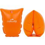 Decathlon Nabaiji Çocuk Kolluğu Neon Koyu Turuncu 11-30 Kg Çift Odalı Şişirilebilir Yüzme Yardımcısı