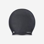 Decathlon Nabaiji Siyah Hacimli Saçlar Silikon Havuz Bonesi