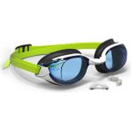 Decathlon Nabaiji Yüzücü Gözlüğü - Renkli Camlı - Mavi / Siyah / Sarı - Bfit - Siyah - Beyaz