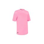 Decathlon Olaian 100 Uv Korumalı Kısa Kollu Pembe Çocuk Sörf T-shirt