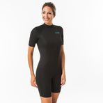 Decathlon Olaian 1,5 mm Siyah Surf100 Kadın Sörf Wetsuit