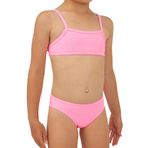Decathlon Olaian Bali 100 Pembe Çocuk Bikini