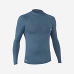Decathlon Olaian Gri 100 Erkek Slim Fit Uzun Kollu Uv Korumalı Tshirt