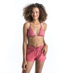 Decathlon Olaian Mae Uni Pembe Kadın Üçgen Bikini Üstü