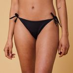 Decathlon Olaian Sofy Siyah Kadın İpli Bikini Altı