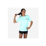 Decathlon Olaian Turkuaz 100 Çocuk Standart Kalıp Kısa Kollu Uv Korumalı T-shirt
