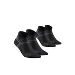 Decathlon Orta Boy Konçlu Outdoor Çorap - 2 Çift - Siyah - Hike 500