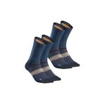 Decathlon Outdoor Çorap - 2 Çift - Uzun Konçlu - Lacivert - Hike 520