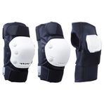 Decathlon Oxelo Paten Koyu Mavi 3X2 FİT500 Yetişkin Destek Seti