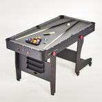 Decathlon Pongori Gri BT500 US Katlanabilir Amerikan Bilardo Masası