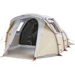 Decathlon Quechua 4 Kişilik Şişme Kamp Çadırı Air Seconds 4.1 Fresh&Black 1 Odalı Kum Renkli Dayanıklı Malzeme
