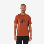 Decathlon Quechua MH500 Kahverengi Erkek Outdoor T-Shirt