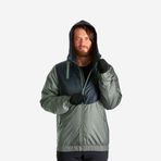 Decathlon Quechua NH100 Yeşil -5 Derece Sıcak Tutan Erkek Outdoor Yağmurluk